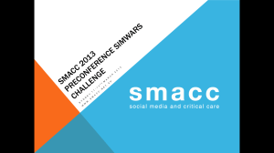 SMACC 2013 UK