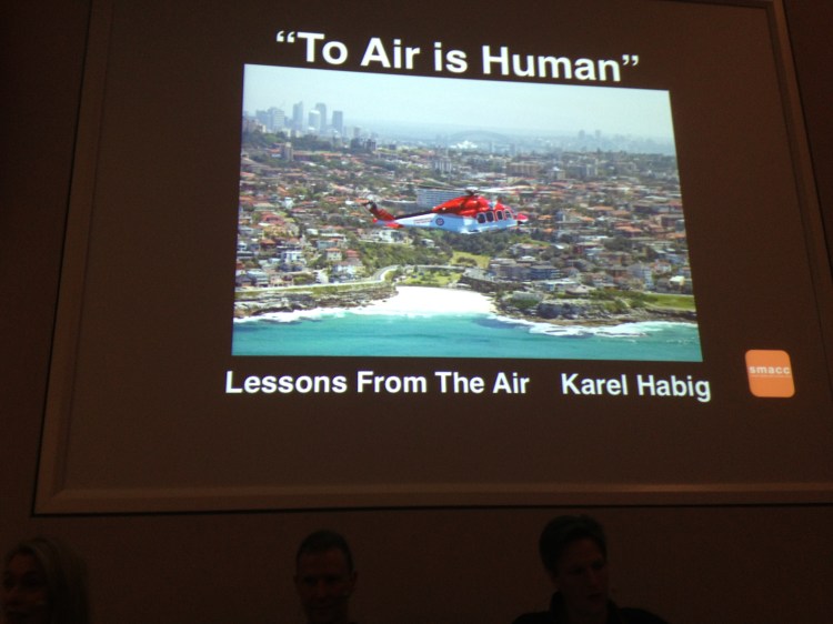 Karel Habig's talk on "To Air is HUman"