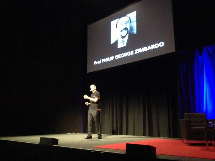 Cliff Reid with my favourite talk of the conference: how to be a hero