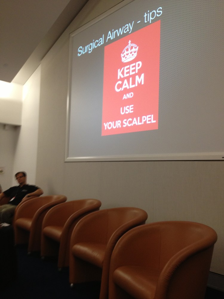 Stay calm and use your scalpel