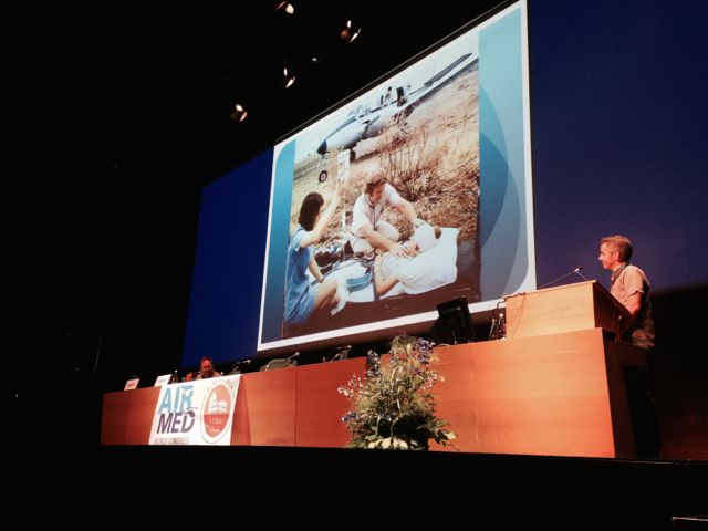 RFDS Dr Adam Pritchard presents at AirMed2014 in Rome