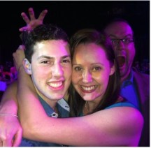 Aidan Baron and Natalie May at SMACCGOLD