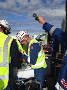 SCAT Paramedic Martin Pearce tubing like a boss!