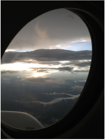 The small window view of a big country.