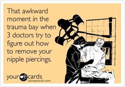 piercing trauma removal