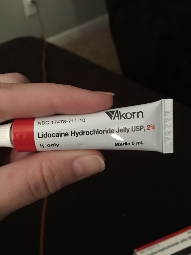 lidocaine tube